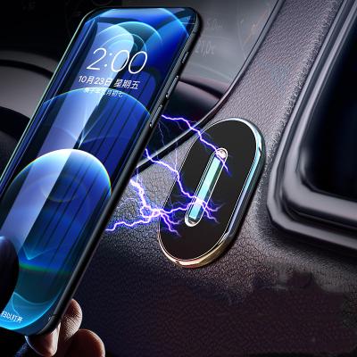 China Factory Wholesale High Strength Rubidium Magnet 6 Magnetic Cell Phone Holder Mobile Phone Holder Car Dash Mount Universally for sale