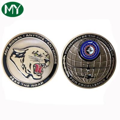 China Custom High Quality Europe Metal Challenge Coins Engraved Manufacturers No Minimum Order for sale