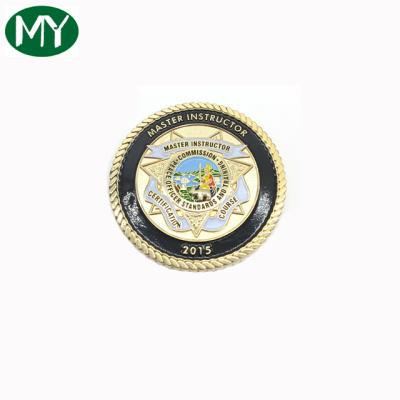 China Europe Factory Free Design Custom Antique Gold Challenge Copy Coins for sale