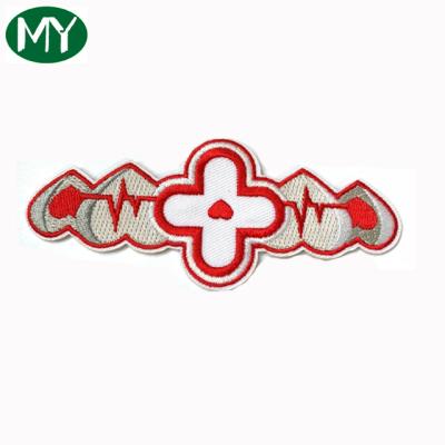 China wholesale cheap 3D back custom embroidered patches for sale for sale