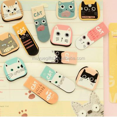 China Europe Cheap Fancy Cute Design Custom Animal Magnetic Bookmarks for sale