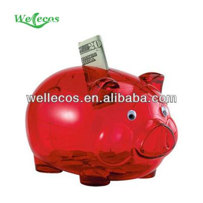 China Cheap plastic money box with coin counter for sale