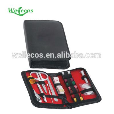 China Leather sewing kit for travel 14*8*2CM for sale