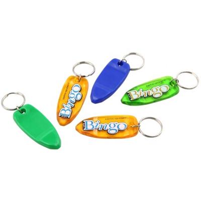 China Plastic Custom Plastic Lottery Ticket Scraper With Key Chain for sale