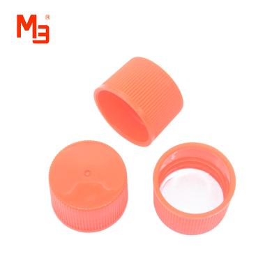 China Wonderful hand feeling 20mm manufacturers promotion liquid bottle dome smooth unscrewing plastic screw cap for sale