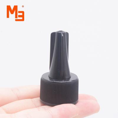 China Good Assortment of Wonderful Hand Feeling for Product Wholesale Plastic Top and Bottom Twist Quality Size M24mm Top Cap with Sharp Beak Mouth for sale