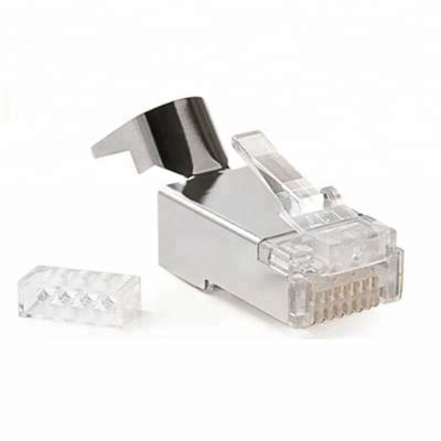 China High Quality Gold Plated 8P8C 22awg 23awg NETWORK Cable 3u Shielded Plug CAT7 RJ45 Modular Connector for sale