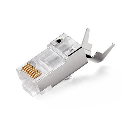 China Best NETWORK brand ethernet network cable sftp cat7 shield metal rj45 plug connector for sale