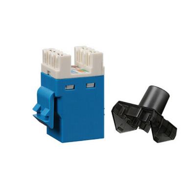 China High Quality Modular Jack RJ45 8P8C UTP Cat6 Telecommunication Keystone Jack 180 Degrees for sale