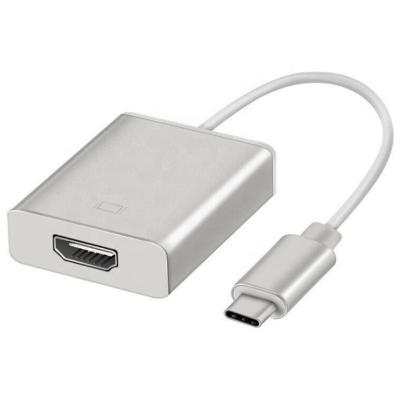 China Multimedia For MacBook Pro / Samsung Galaxy S8 Aluminum Alloy Shell Adapter Cable USB 3.1 Type C To HDMI Cable for sale