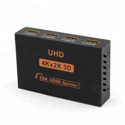 China 3D 4k 30hz splitter hdmi 4 port hdmi 1x4 splitter 178X67X20mm for sale