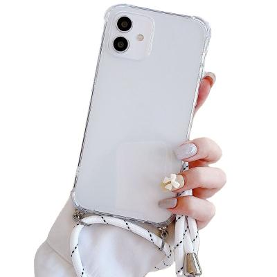 China Mobile Cover Cell Phone Shockproof Hanging Smart Case with Lanyard Neck Strap String Cord for iPhobe14 13 for 11 for sale