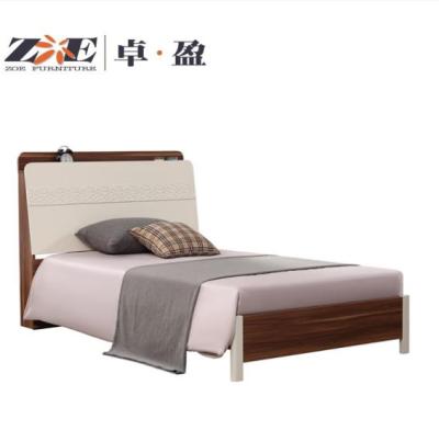 China Modern single bed 1.2 m set for children /children / project furniture for dormitory for sale