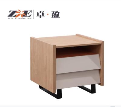 China Modern Home Furniture Hot Sale Modern Walnut Bedroom Furniture Light Night Stand for sale