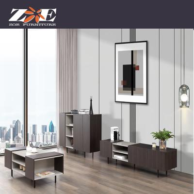 China modern apartment project furniture living room set console cabinets for sale