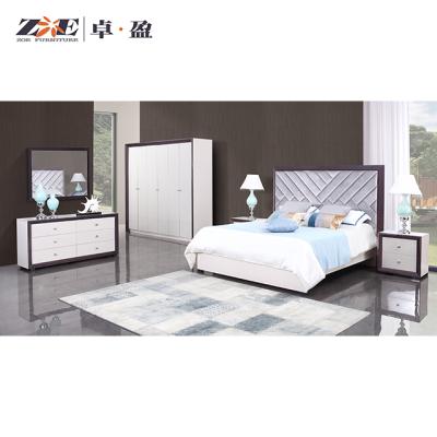 China Bedroom Furniture MDF Bedrooms Wall Wardrobe Solid Wood Modern Design for sale