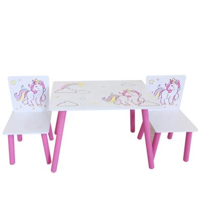 China Modern luxury wooden play chairs and table furniture sets toddler table and chair set preschool for sale