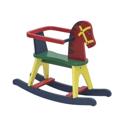 China Ride On Wooden Toy 2021 New Wooden Toy Horse Toy Safe Wholesale Weifu Rocking Horse Toy For Children for sale