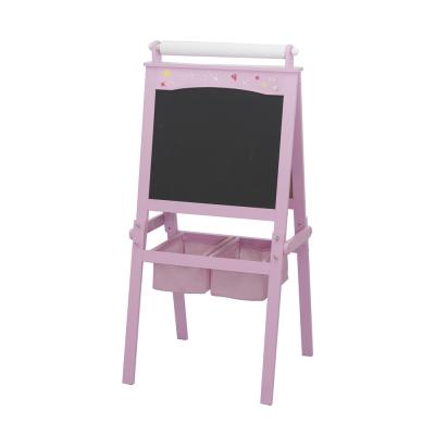 China Megnetic Chalkboard Kids Board Stand Wooden Art Painting Easels For Children for sale