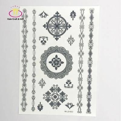 China Temporary Supplies Custom Design Temporary Water Transfer 3D Body Tattoo Sticker for sale