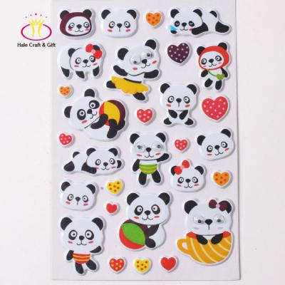 China Wholesale Cheap Decorative Kids Decorative Cute Googly Eyes Baby Sticker Foam Craft Sheet Puffy Sticker for sale