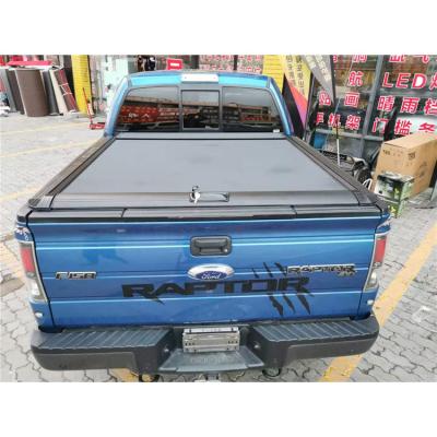 China Aluminum Alloy and Stainless Steel Roll Cover Flap Tonneau Cover For Ford F150 for sale