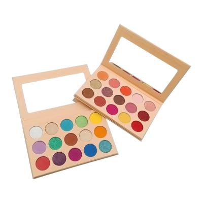 China Waterproof 15 Colors Make Your Own Design Eyeshadow Palette High Pigment Custom Eyeshadow Palette for sale