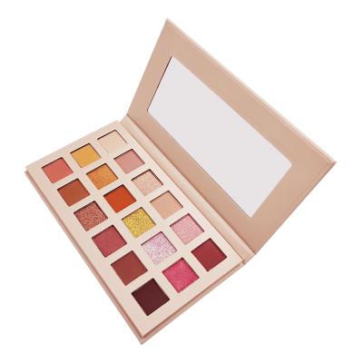 China 18 Colors Private Label Beauty Makeup Eyeshadow Base Waterproof Dye High Shimmer Matte Eyeshadow Palette for sale