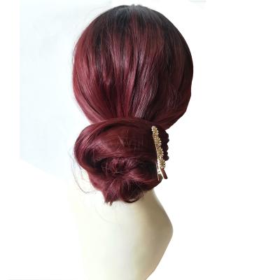 China Red Glueless Lace Wig Vendor Curly Hair Front Wig Human Hair 360 Transparent Full Lace Frontal Wig Glueless Lace Front Wig for sale