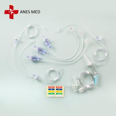 China Triple Channel IBP Disposable Blood Pressure Transducer Triple Lumen à venda