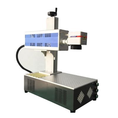 China Air-cooled CO2 laser machine partial cabinet integrated fiber laser marking machine Raycus laser marking machine mini for sale