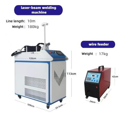 China Hotels laser welders mini industrial handheld lazer welding machine argon 1000w 1500w 200amp for sale