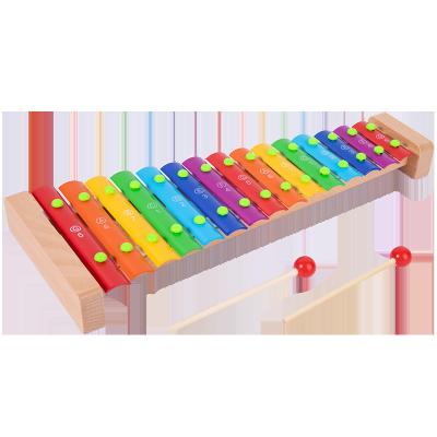 China Educational Toy Music Instrument Hand Knocks Piano Ligneous Harp Diy Xylophone For Kids for sale