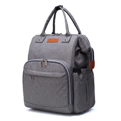 China Waterproof Multifunctional Large Capacity New Mum Bag Take Out Diaper Backpack for sale