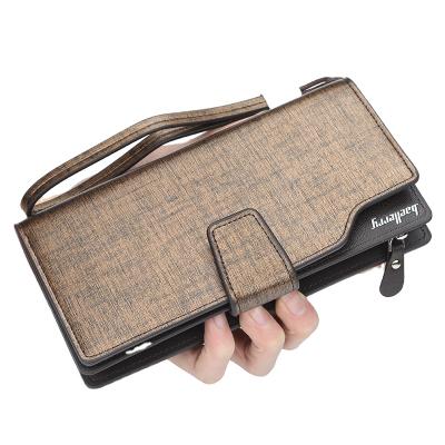 China No Manufacturer Wholesale Multifunctional Men's Wallet Multi Card Position Long Large Capacity Purse for sale