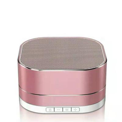 China NEW Metal Mp3 Player+FM Radio+MIC 2020 Hardware Square High Quality Stereo Sound Square Wireless Speaker for sale