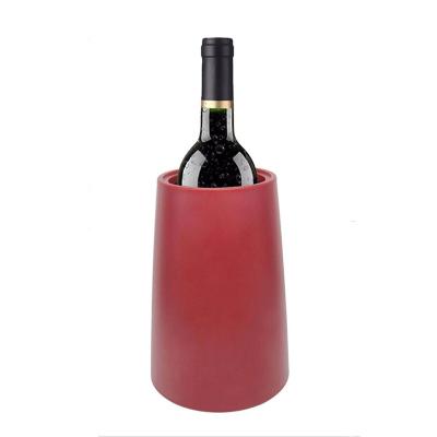 China Viable Cooler Ice Bucket Wine Bottle Refrigerator Insulated Champagne Beer Ice Bucket With Cooler Bag Vase Decoration for sale