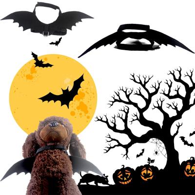 China Viable Hot Style Halloween Cosplay Creative Pet Clothes Props Small Cat Dog Bat Wing Dog Costume for sale