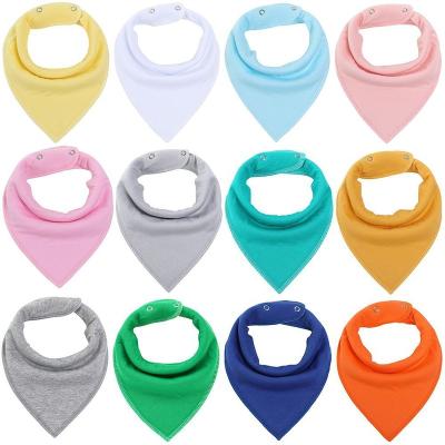 China Stocked wholesales colorful concise solid high quality triangle dog scarf bandana for sale