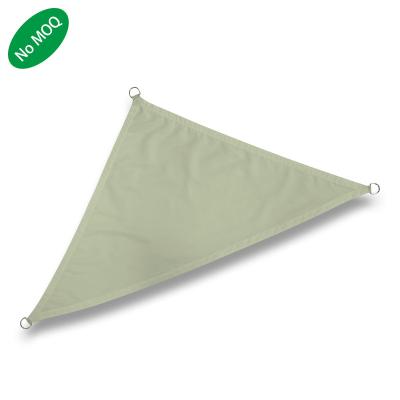 China Sun Shade Sail Triangle Canopy Block Fabric Durable Eco-Friendly Customized Outdoor Sun Shade Nets Available 9.8' x 9.8' x 14' for sale