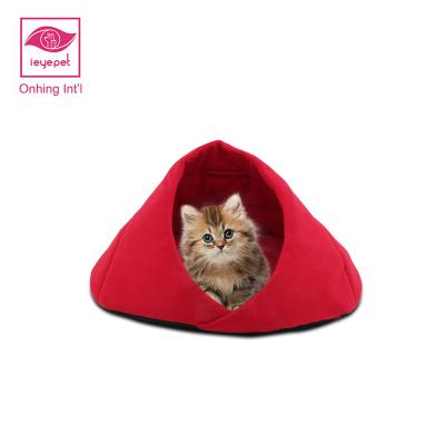 China Newly Color Viable Custom High Quality Design Cats Waterproof Pet Bed Cat Cave for sale