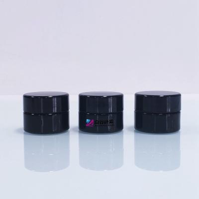 China 5g 15g 30g 50g 100g 200g 250g Cosmetic Dark Violet Toner Glass Cosmetic Jar for sale