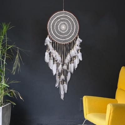 China Europe GIANT Dream Catcher 40cm, BOHO Wedding Decor Dream Catcher Wall Hanging Large for sale