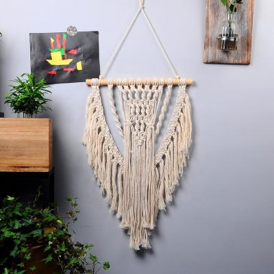 China Handmade Macrame Wall Hanging From Europe Boho Large Art Tapestry Wall Decor for sale