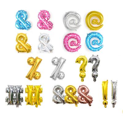 China 16 Inch Foil Symbol Balloon Helium Wedding Party Decoration Sign Balloons Gift Toy for sale