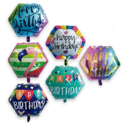 China Gift Toy 22 Inch Foil Happy Birthday Balloon Baby Shower Kids Birthday Party Decor Supplies for sale