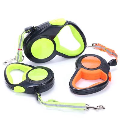 China Amazon Pet Traction Rope Retractable Reflective Automatic Dog Personalized Walking Leash for sale