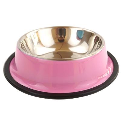 China Stored Stainless Steel Dog Bowl Water Food Bowl Pet Feeder Feeding Water Bowl For Dogs Cats for sale