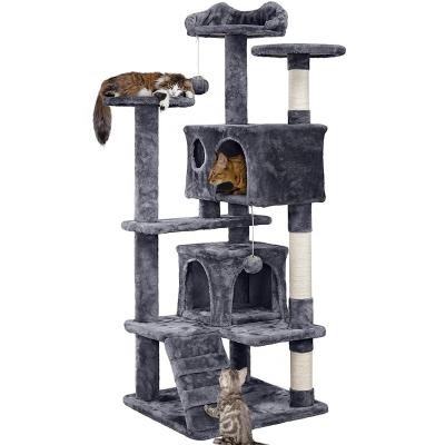 China Amazon Cat Activity Large Tree Tower and Sustainable Hot-selling Multi-Layer Foundation Frame for sale