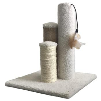 China QIJI Sisal Climbing View Scratcher Stored Pet Cat Tree Tower Kitty Cat Toys Cat Tree for sale